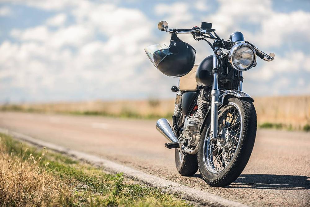 moto sur la route